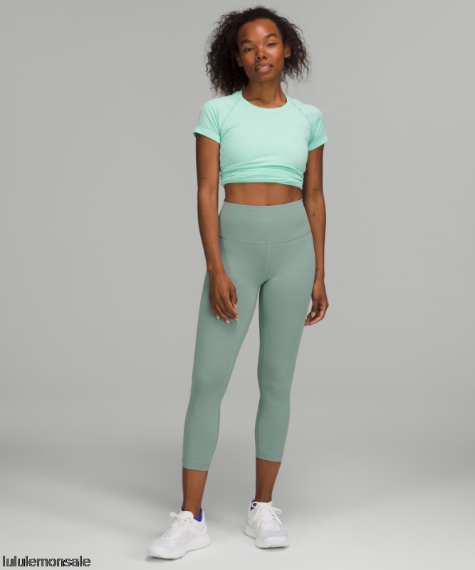 Lululemon Damen DELULU086 | Misty Glade Wunder Train High-Rise Crop 23